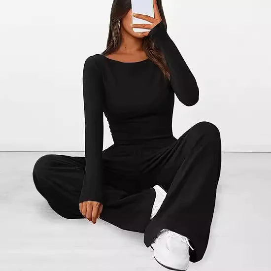 Loungewear set med lång ärm