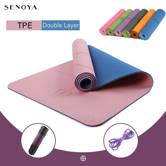 TPE Yoga matta anti-slip