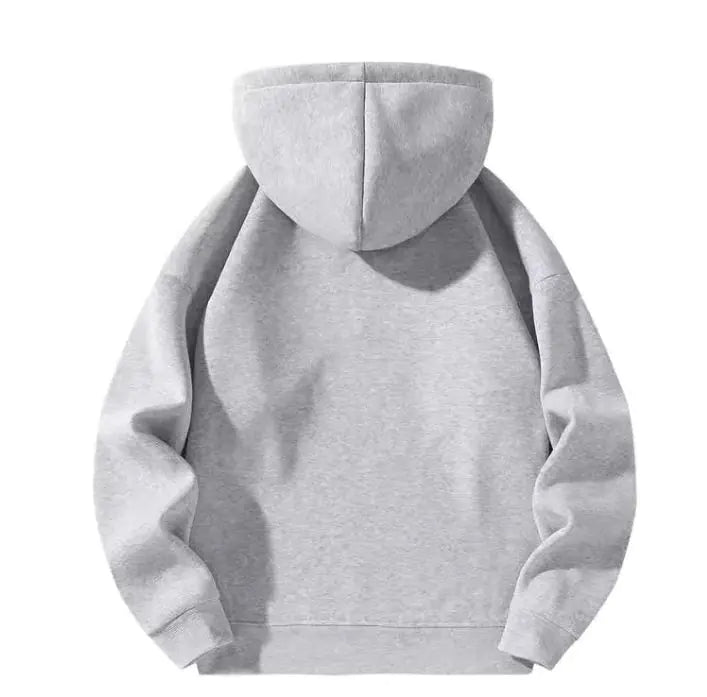 Hoodie half zipped