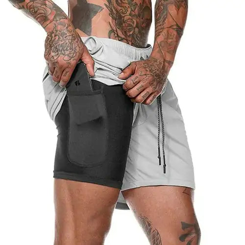 2-in-1 träningsshorts