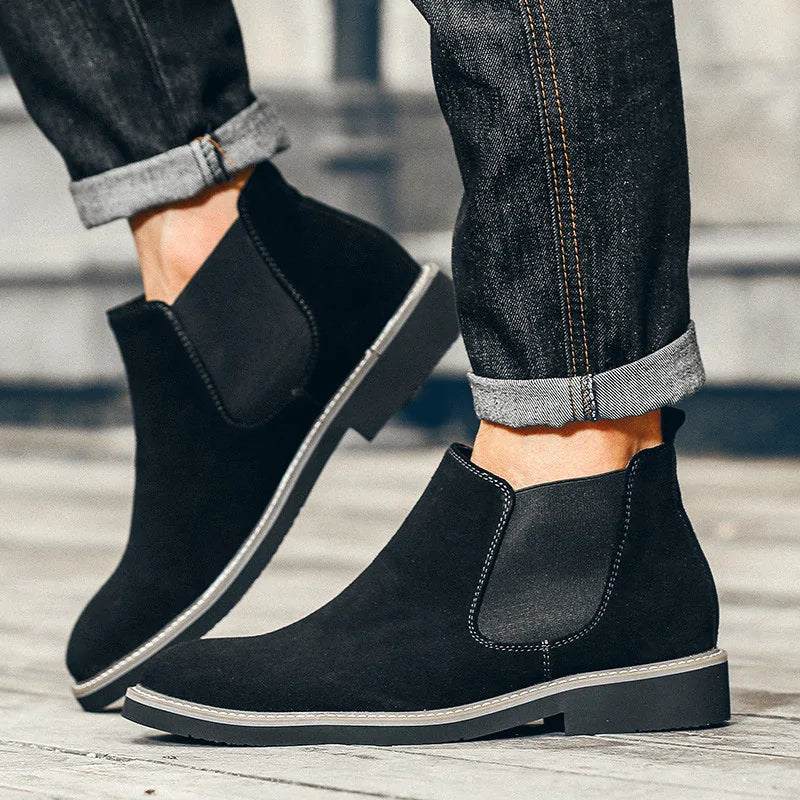 Chelsea Boots i mocka