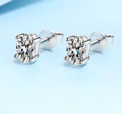 925 Sterling Silver Moissanite Stift