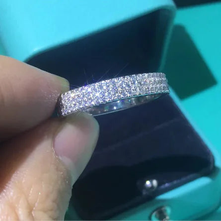 925 Sterling Silver PAVE CZ Ring