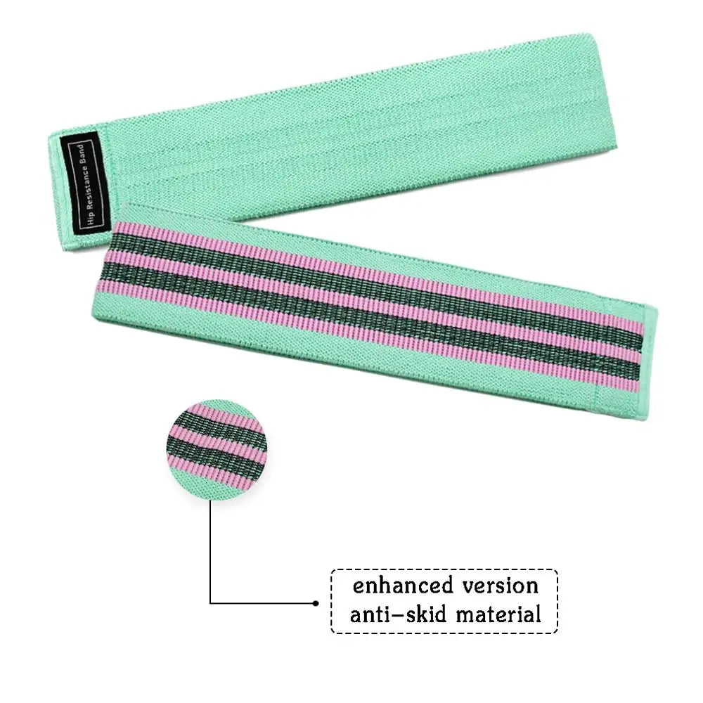 Yoga stretchband, set om 3 st