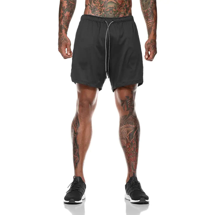 2-in-1 träningsshorts