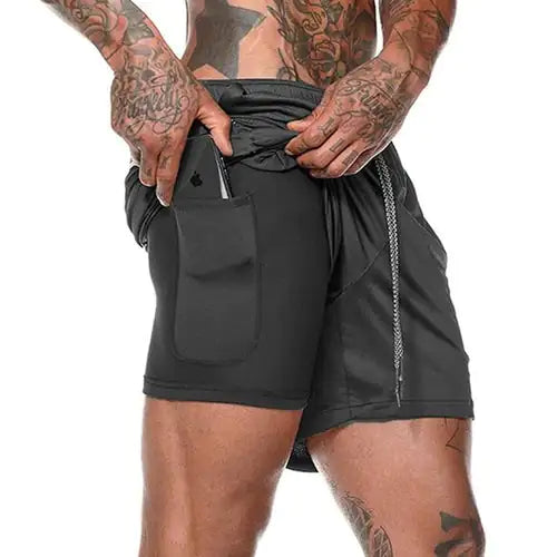 2-in-1 träningsshorts